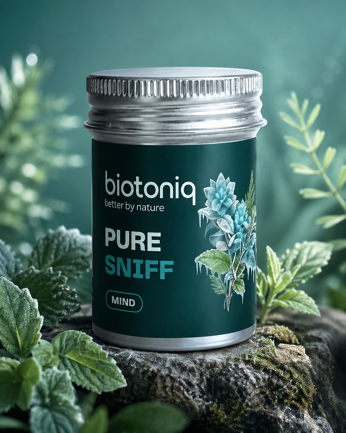 Pure Sniff Singolo, fragranza tascabile Biotoniq in lattina di alluminio