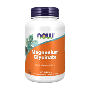 NOW Foods Magnesium Glycinate, confezione da 180 compresse