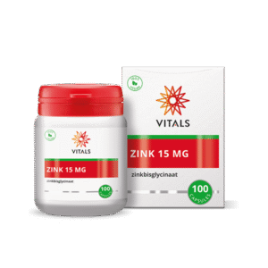 Vitals Zinco bisglicinato 15 mg, barattolo e confezione da 100 capsule