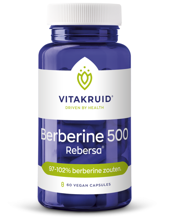 Vitakruid Berberina 500 Rebersa, flacone da 60 capsule vegane