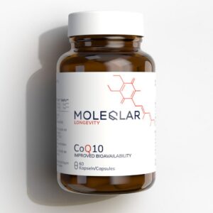 MoleQlar Coenzima Q10 CavaQ10, barattolo da 60 capsule