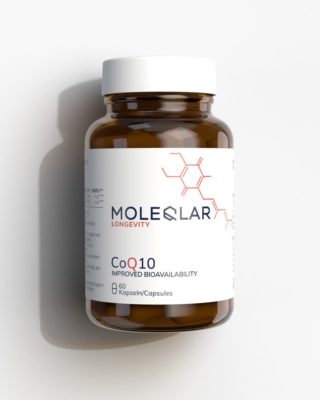 MoleQlar Coenzima Q10 CavaQ10, barattolo da 60 capsule
