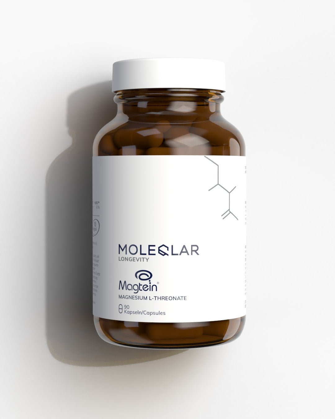 MoleQlar Magnesio L-treonato Magtein, barattolo da 90 capsule