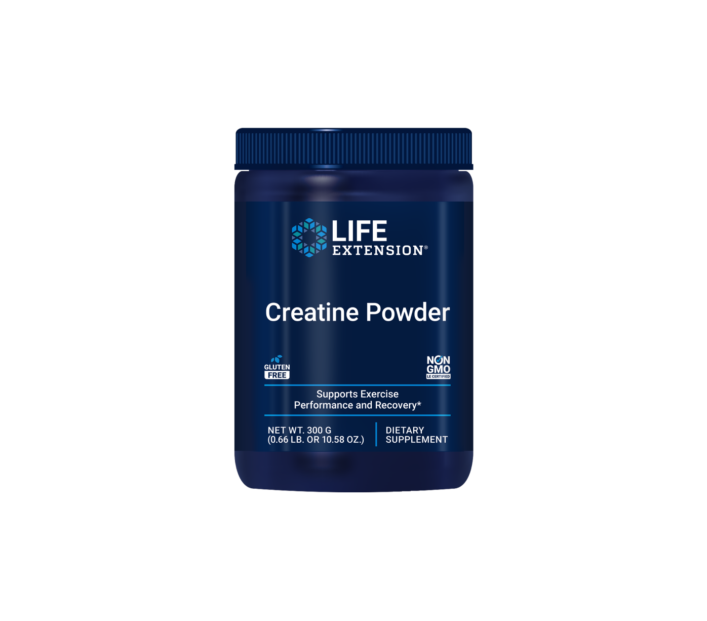 Life Extension Creatine Powder, creatina monoidrato in polvere 300 g